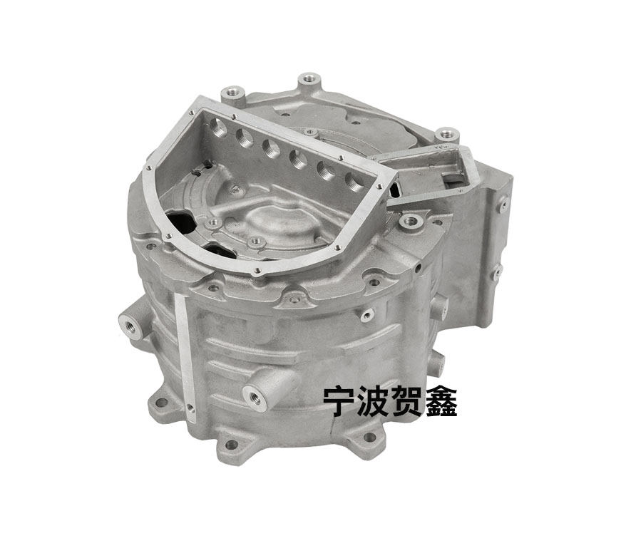 Aluminum alloy integrated new energy automobile water-cooled motor shell