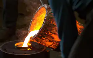 Sand casting process