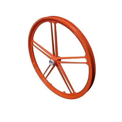 Difference between die-cast one-piece wheels and spoked wheels for bicycles