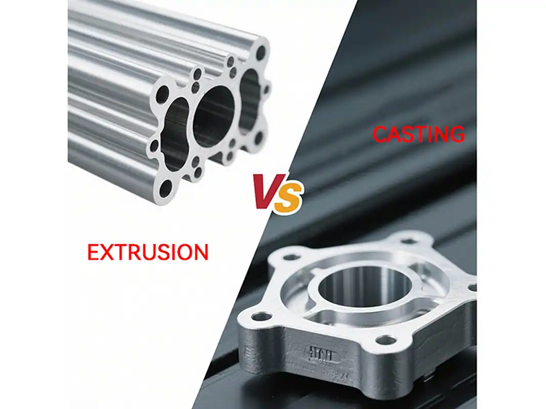 What is the difference between aluminum extrusion vs aluminum die casting?