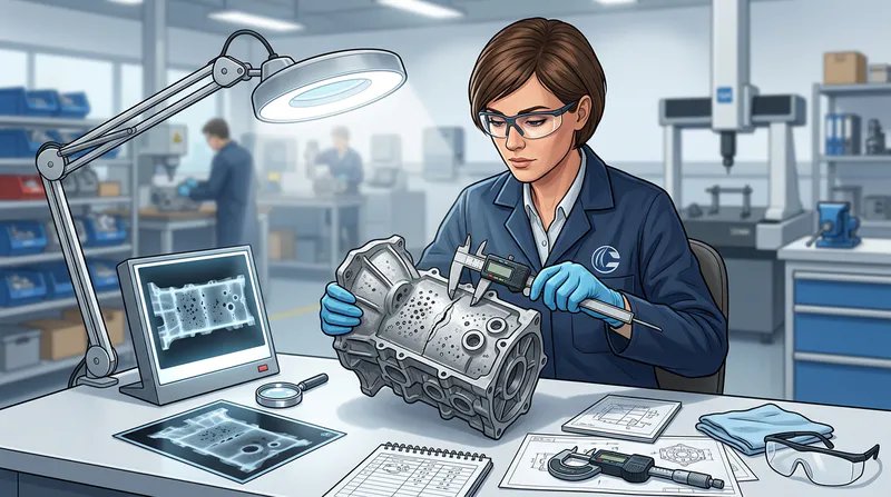 中国铝铸件常见缺陷速查与检测现场