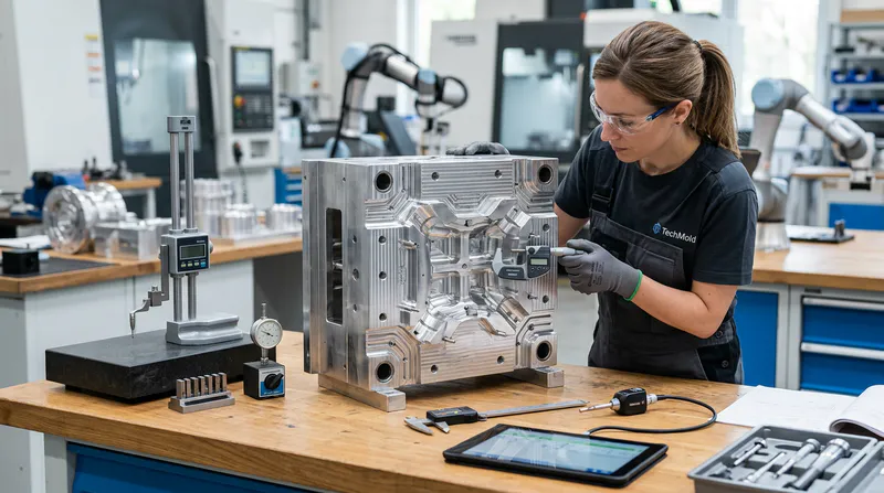 铝合金铸造模具冷却水路精密检测