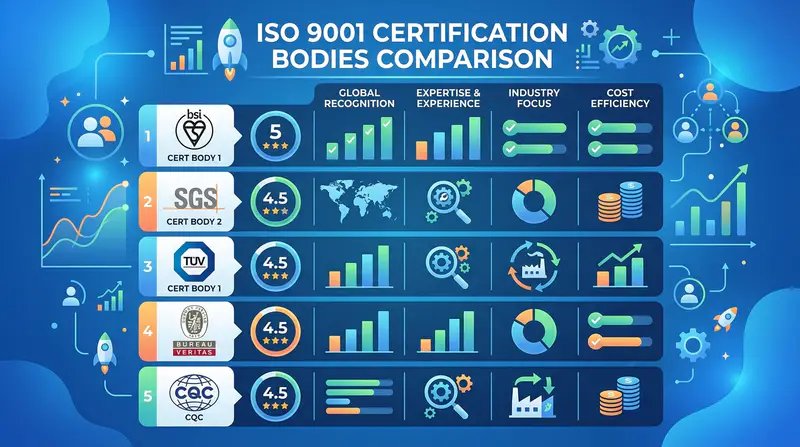 ISO 9001中国铝制铸造厂认证机构可信度分级对比