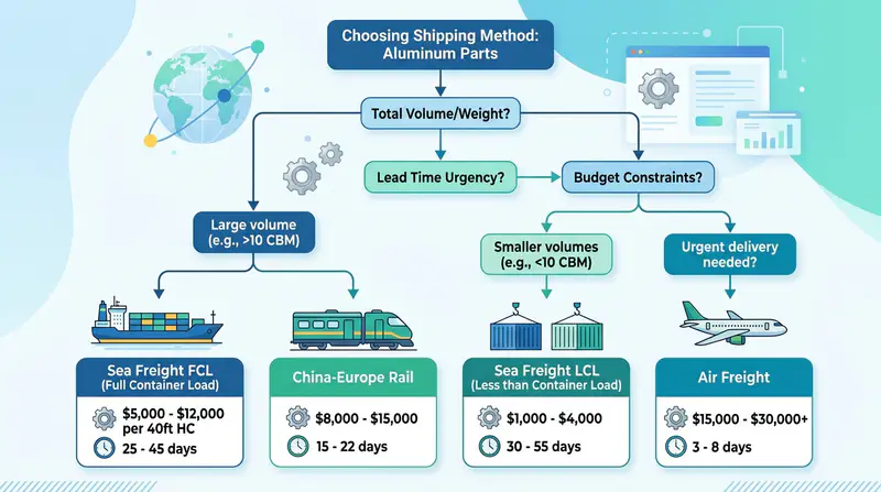 海运空运铁路运费对比决策树