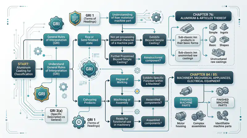 Decision Tree for the HS Code Classification of Aluminum Castings