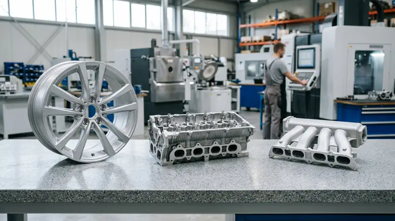 Aplicaciones de la fundición a baja presión en el sector del automóvil: llantas de aluminio, culatas y colectores de admisión