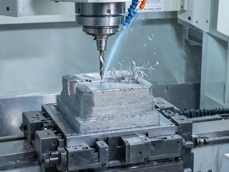 CNC 精加工 3D 打印镶件的分型面——增材造形、减材造精,混合制造的核心步骤